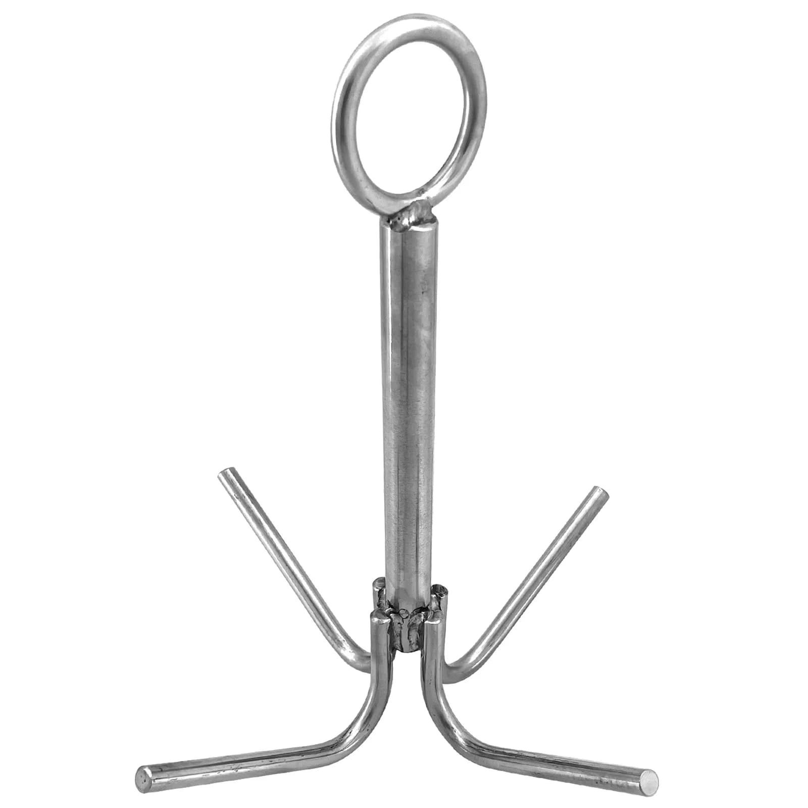 Gancio di presa per ancoraggio a quattro punte a forma di ombrello in acciaio inossidabile resistente per barche Raccordo hardware marino da 300 mm/11,8 pollici