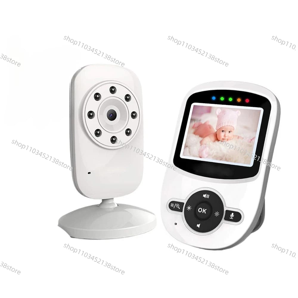 Visione notturna per baby monitor con monitoraggio della temperatura citofono bidirezionale da 2,4 pollici