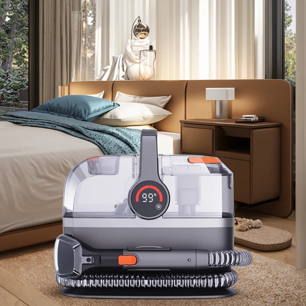High Pressure 14kPa Hot Steam Cold Water Wet and Dry Vacuum Cleaner Washer Sofa Curtain Carpet Fabric Deep Cleaning Machine