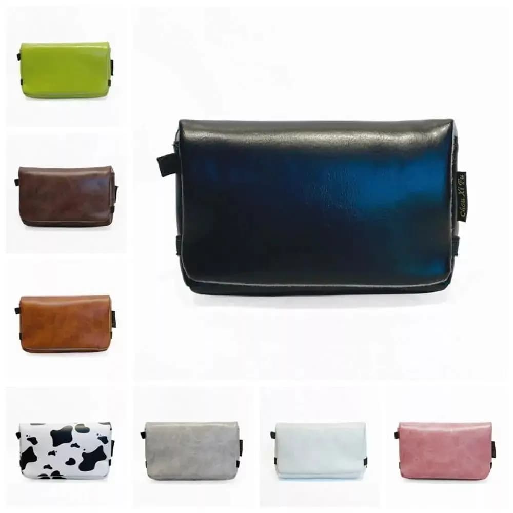 Nuova Borsa per Fotocamera in PU Antiurto Impermeabile Custodia per Fotocamera Digitale Portatile Multifunzionale per Canon G7x Tre