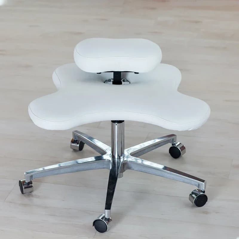 Sedia semplice e facile con gambe incrociate per scrivania del computer, posti a sedere per ufficio, seduta senza seduta, squat scimmia, sgabello per dormitorio