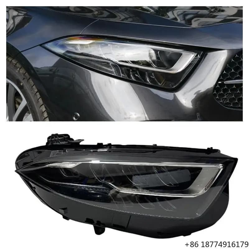 For -CLS 257 LED Headlight 2019 2020 2021 2022 2023 7-Pins Headlamp CLS300 CLS350 CLS450 W257 C257 Car Lights
