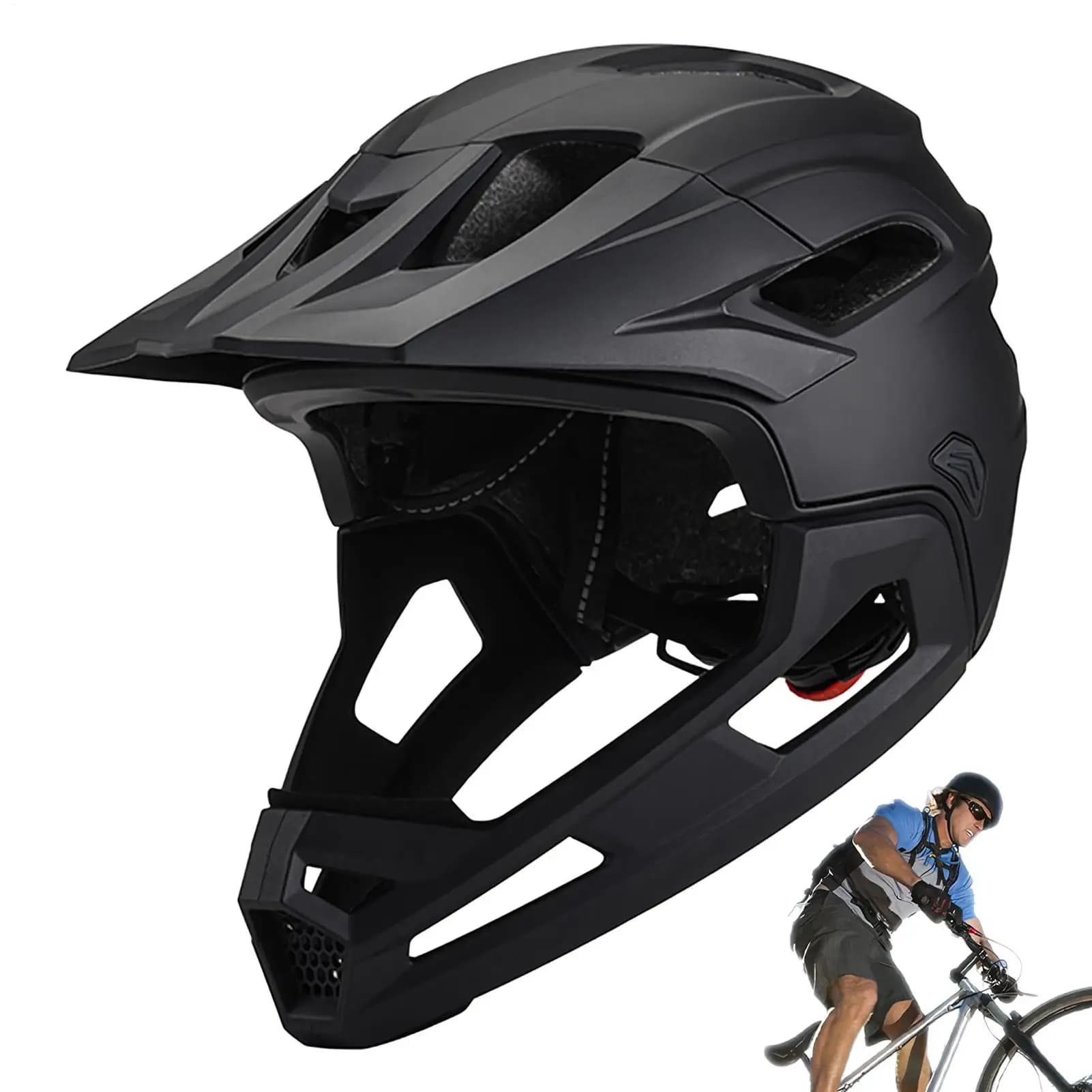 Casco da Mountain Bike per Adulti, Caschi da Bici Leggeri e Regolabili per Uomo, Attrezzatura Multisport per Ciclismo con Protezione Professionale