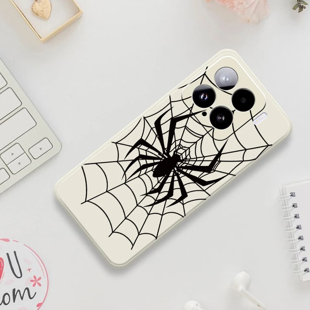 Custodia per telefono modello ragno ragnatela per Xiaomi Mi 15 Ultra Mi 14T 13T 12T 11T Pro Cover per Xiaomi Mi 13T Pro Mi 11T Pro SoftCases