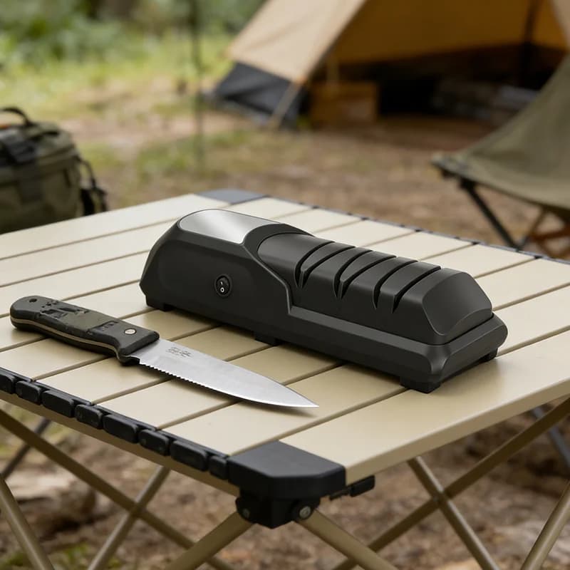 Affilacoltelli elettrico per uso domestico, strumento multifunzionale portatile per affilare coltelli da cucina, forbici, accessori per affilare i coltelli
