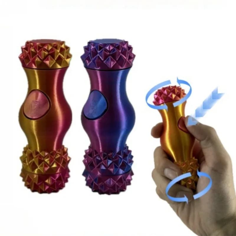 Little Ouchies Fidge 3D stampato Clicker Fidget Roller Spinner Punta delle dita Trottola Punta giroscopica EDC Giocattolo antistress Anti ansia