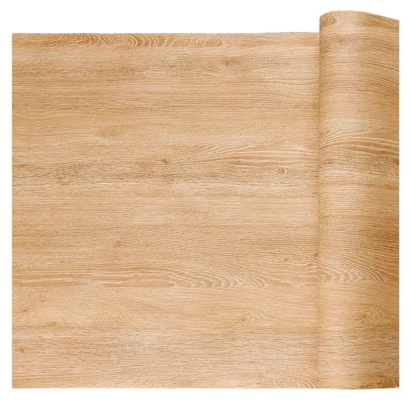 Carta da parati impermeabile con venature del legno, carta da parati autoadesiva in vinile spesso per esposizione al dettaglio. Ripristino di mobili. Amichevole ai noleggiatori
