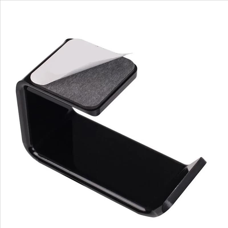 2X Staffa per cuffie in acrilico Supporto per cuffie montato a parete Supporto per espositore da scrivania Staffa per cuffie