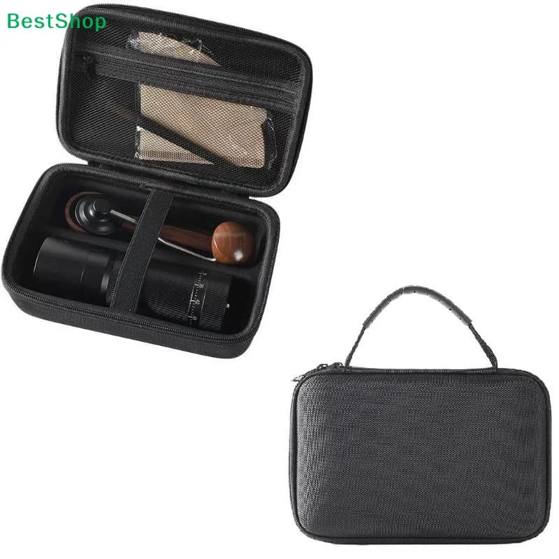 ☭EVA Hard Shell Coffee Grinder Storage Box Hand Crank Coffee Bean Grinder Protective Cover Outdoor Portable Handbag Travel Carry