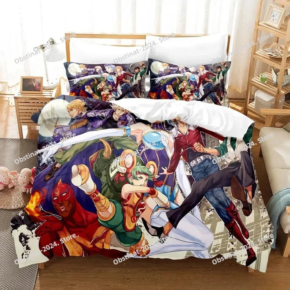 3d Stampa Anime Tiger Bunny Set biancheria da letto Singolo Twin Completo Queen King Size Set letto per bambini per adulti Set copripiumino Tessili per la casa