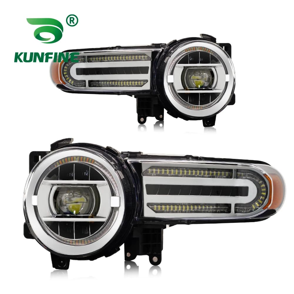 Car Styling Testa Della Lampada per Ford Toyota FJ CRUISER 2007-2020 Faro A LED Luci Diurne Lampade di Segnalazione Accessori Auto