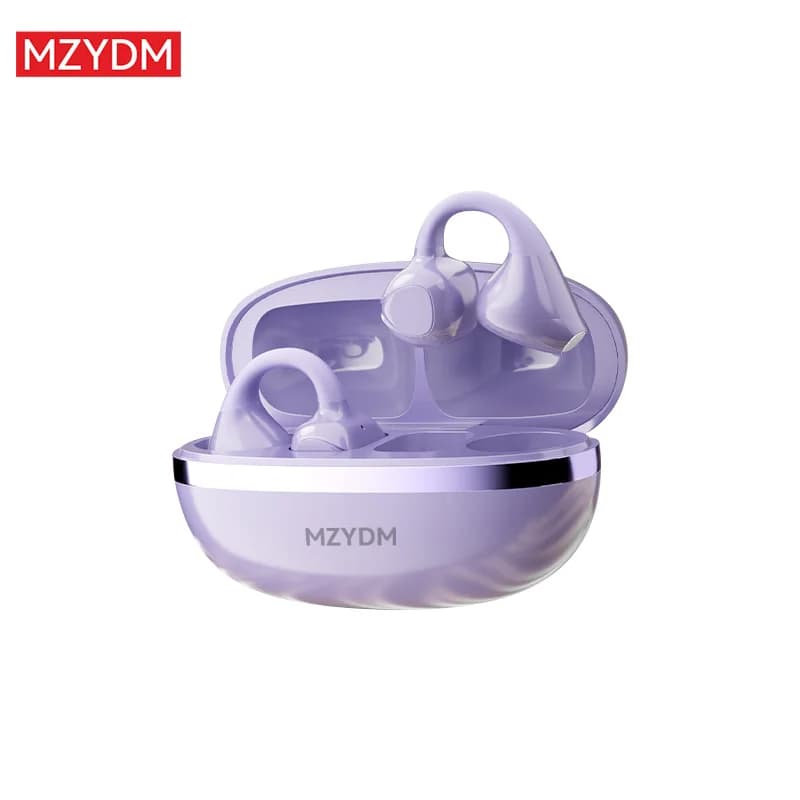Original earplugs with open ear clip ENC TWS Wireless Bluetooth5.4 Ear hooks Headphones with noise deletion with microphone Headphones for running