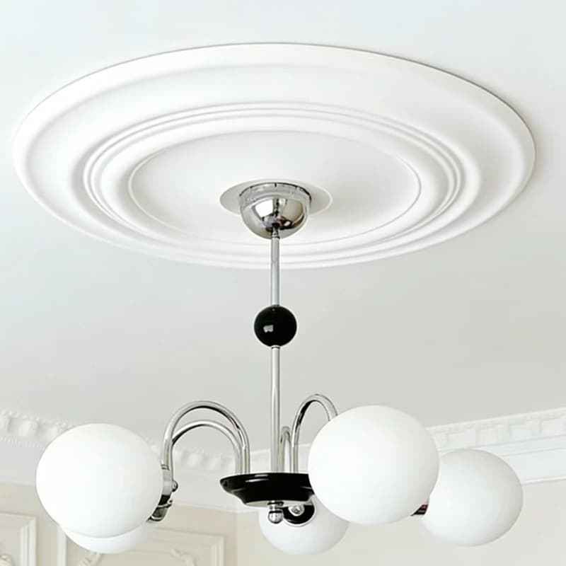 Easy Installs Ceiling Fixture Base Plate 10 Inches Diameter 4 Inches Hole Conceals Wire & Mounting Hardware for Light