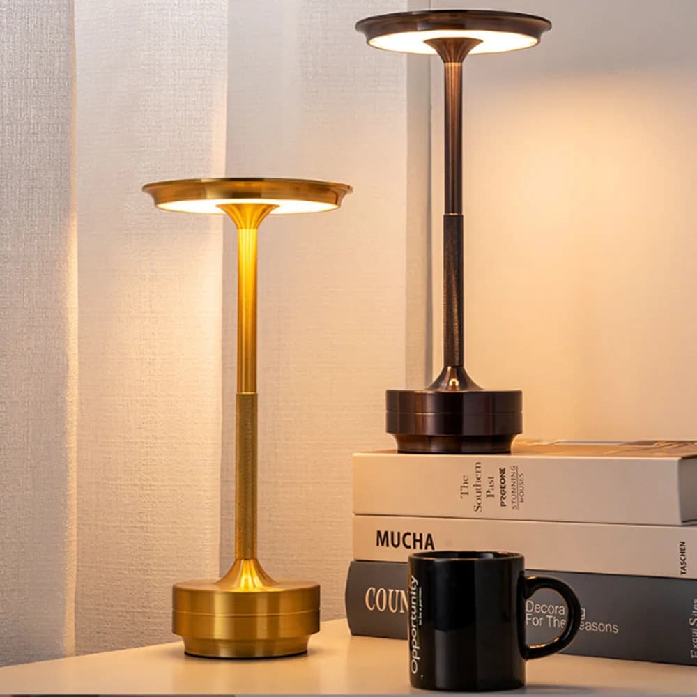 Lampade da tavolo Creative 5V ricaricabili per Home Office ristorante Bar Decoaration studio Touch Led Desktop Night Light