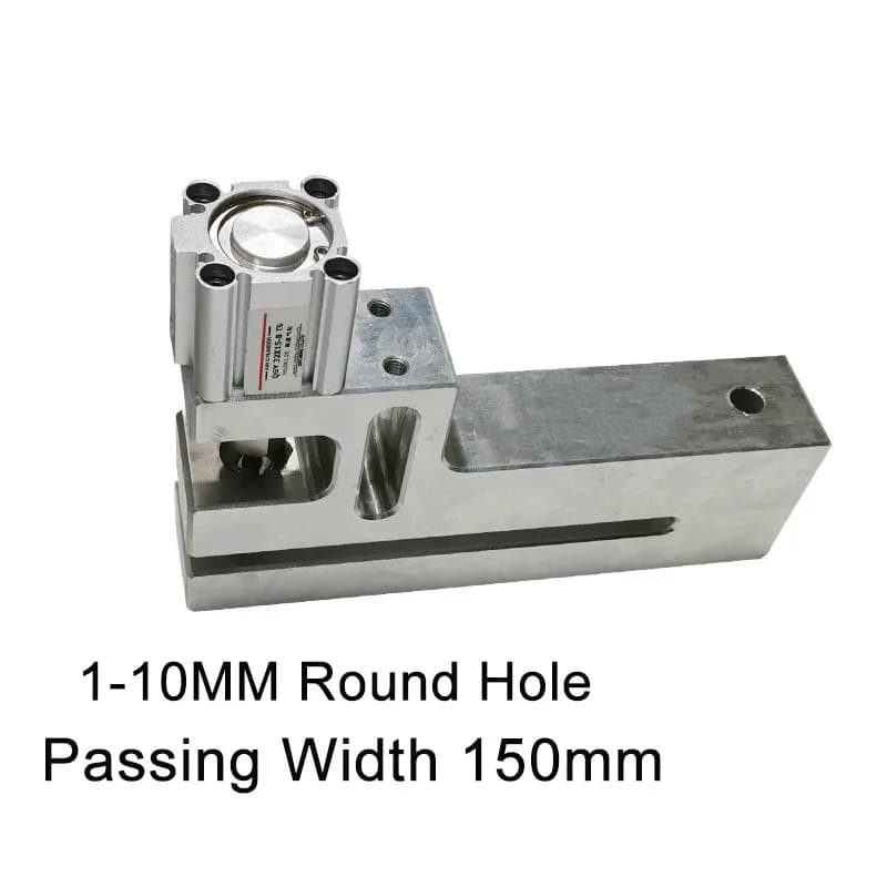 Pneumatic Drilling Machine for Round Holes 1-10MM, Plastic Sacking Drilling Machine, Transmission Width Material 150mm, PP and PE Film Drilling Machine