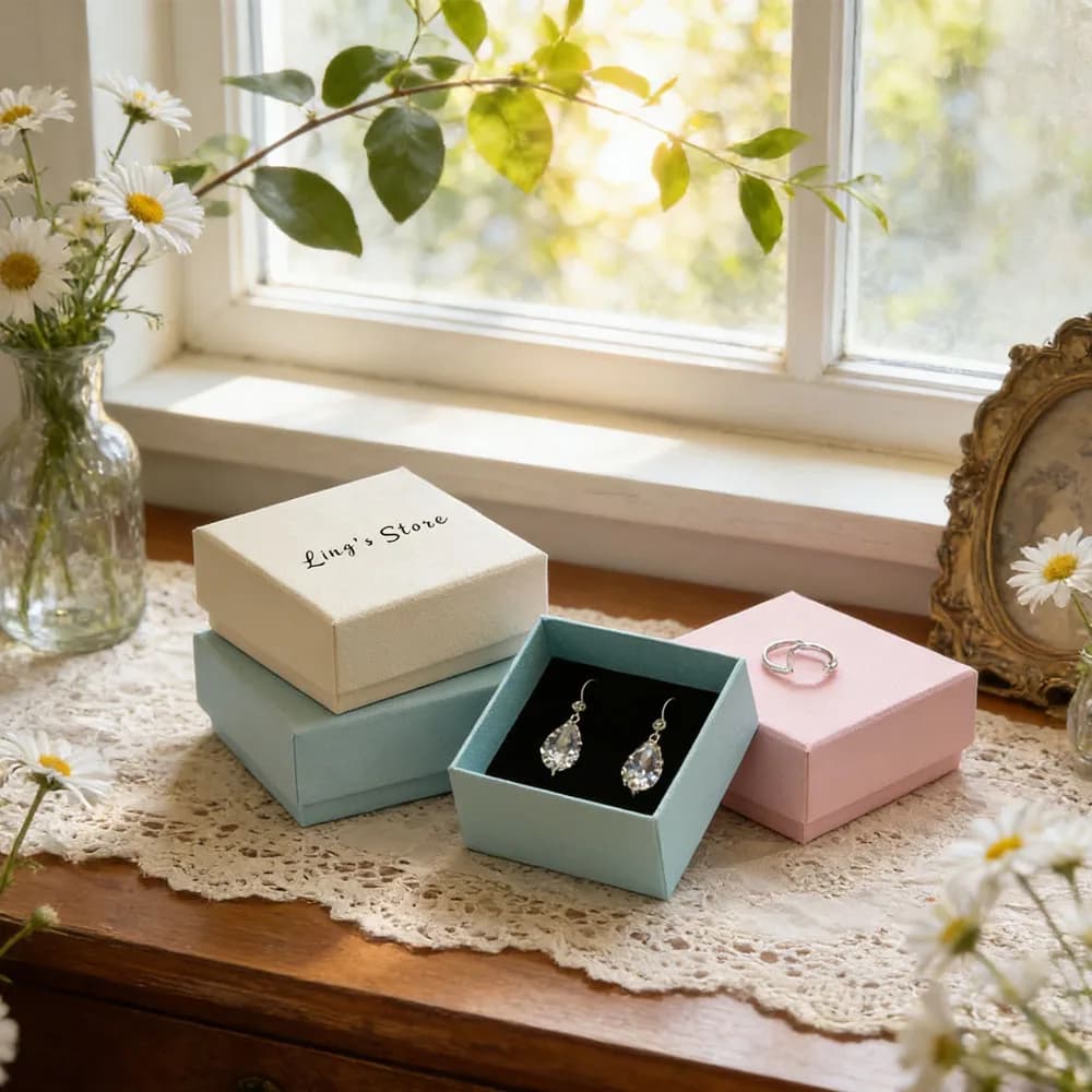 24 Pieces Custom Gift Boxes for Jewelry, Organizing Display for Necklaces, Rings, Earrings, Bracelets