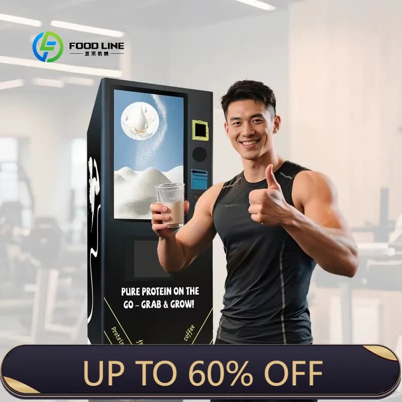Gyms Vending Machine Smart Drink Orange Protein Powder Dispenser Machine for Gym Protein Powder Dispenser Machine Customized
