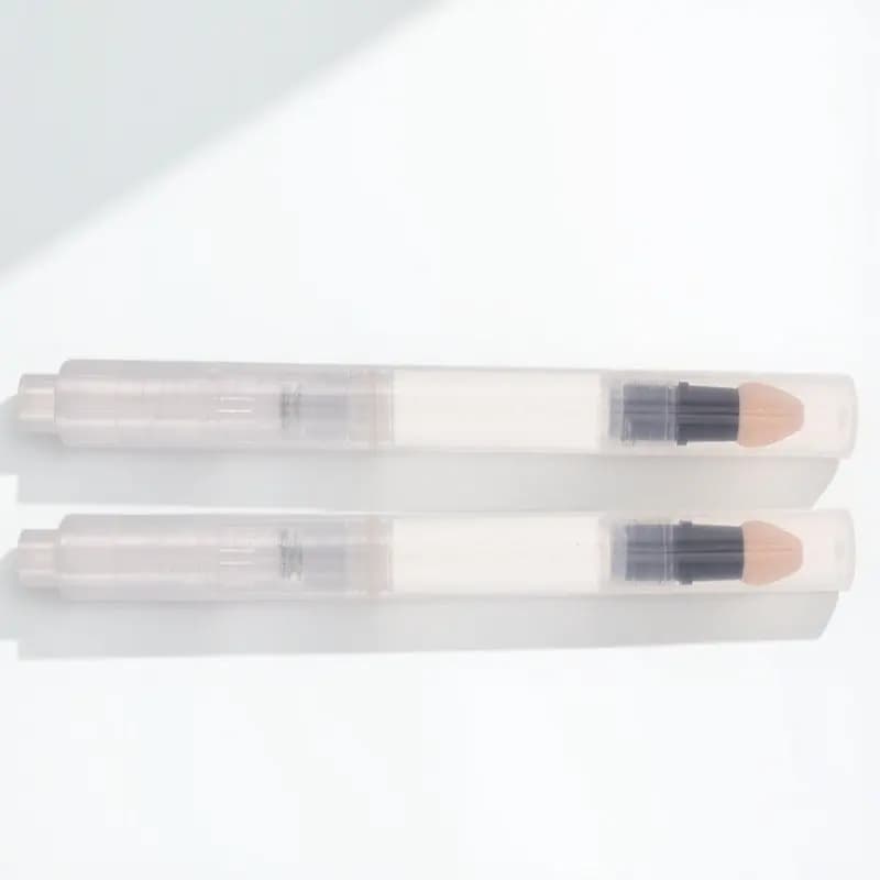 Penna Labbra con Punta in Spugna da 3ml, Applicatore Trucco Multifunzionale, Dispenser Portatile Ricaricabile per Crema e Fondotinta