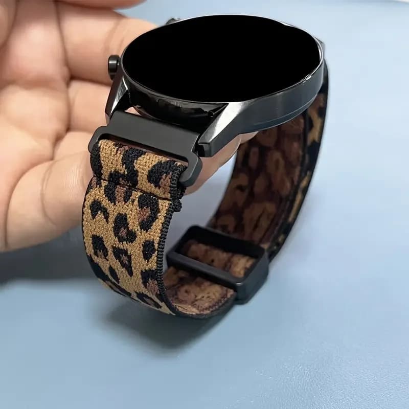Cinturino elastico lucido per Samsung Galaxy Watch 7/6/5/pro/3/4/Active 2 20mm/22mm Bracciale Bohemian Pride Huawei GT 5-4-3-2-e band