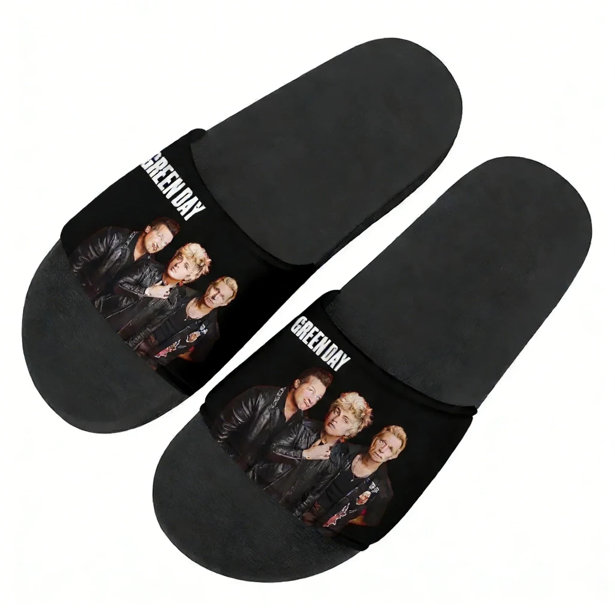 Green Day Flip Flops Home Slippers Pantofole da uomo, donna, adolescente, per la famiglia, per bagno, piscina, sandali casual alla moda, scarpe da acqua personalizzate