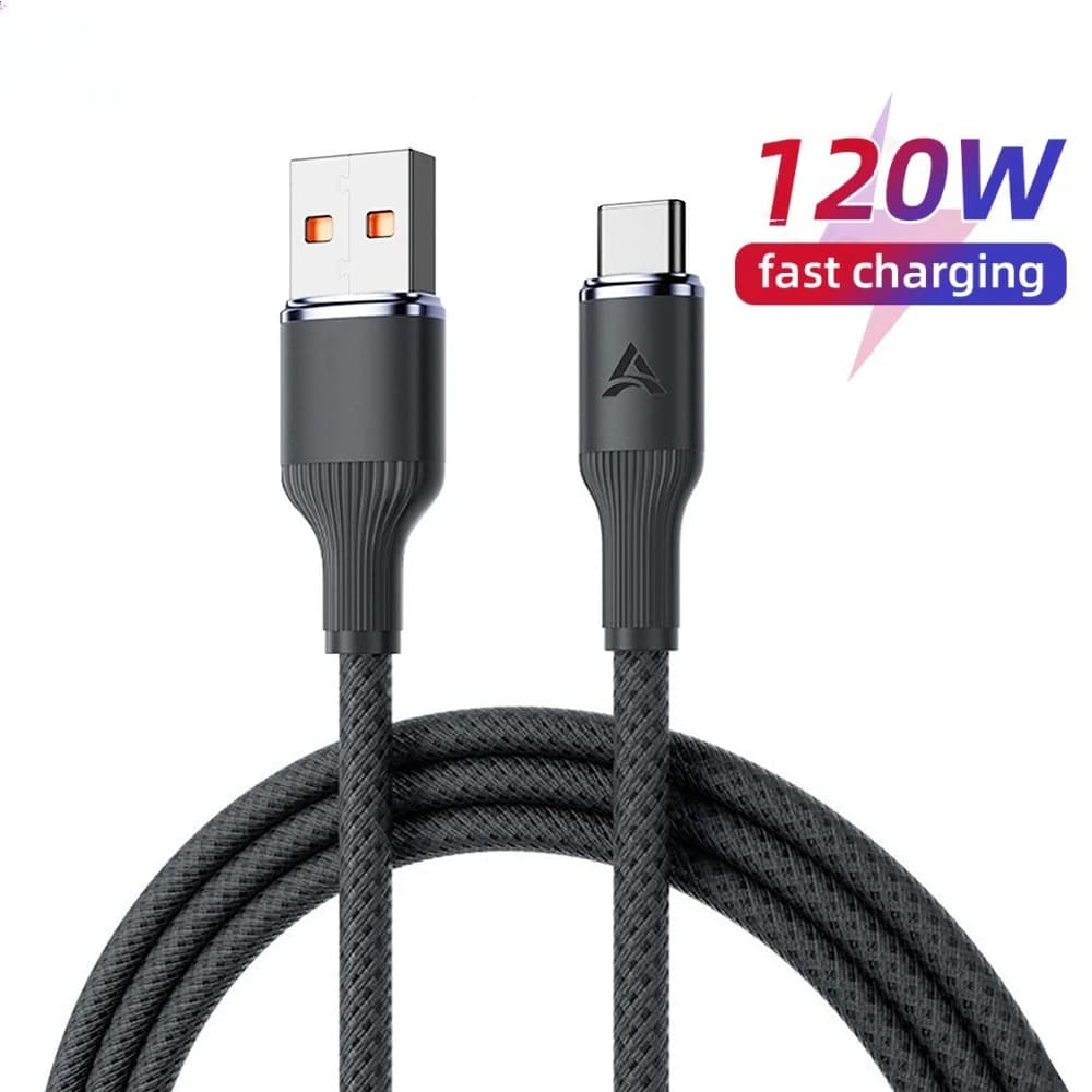 Cavo USB C da 120W per ricarica rapida PD, cavo dati per Huawei Mate 40 50 Honor Samsung Xiaomi, cavo di ricarica rapida Type C