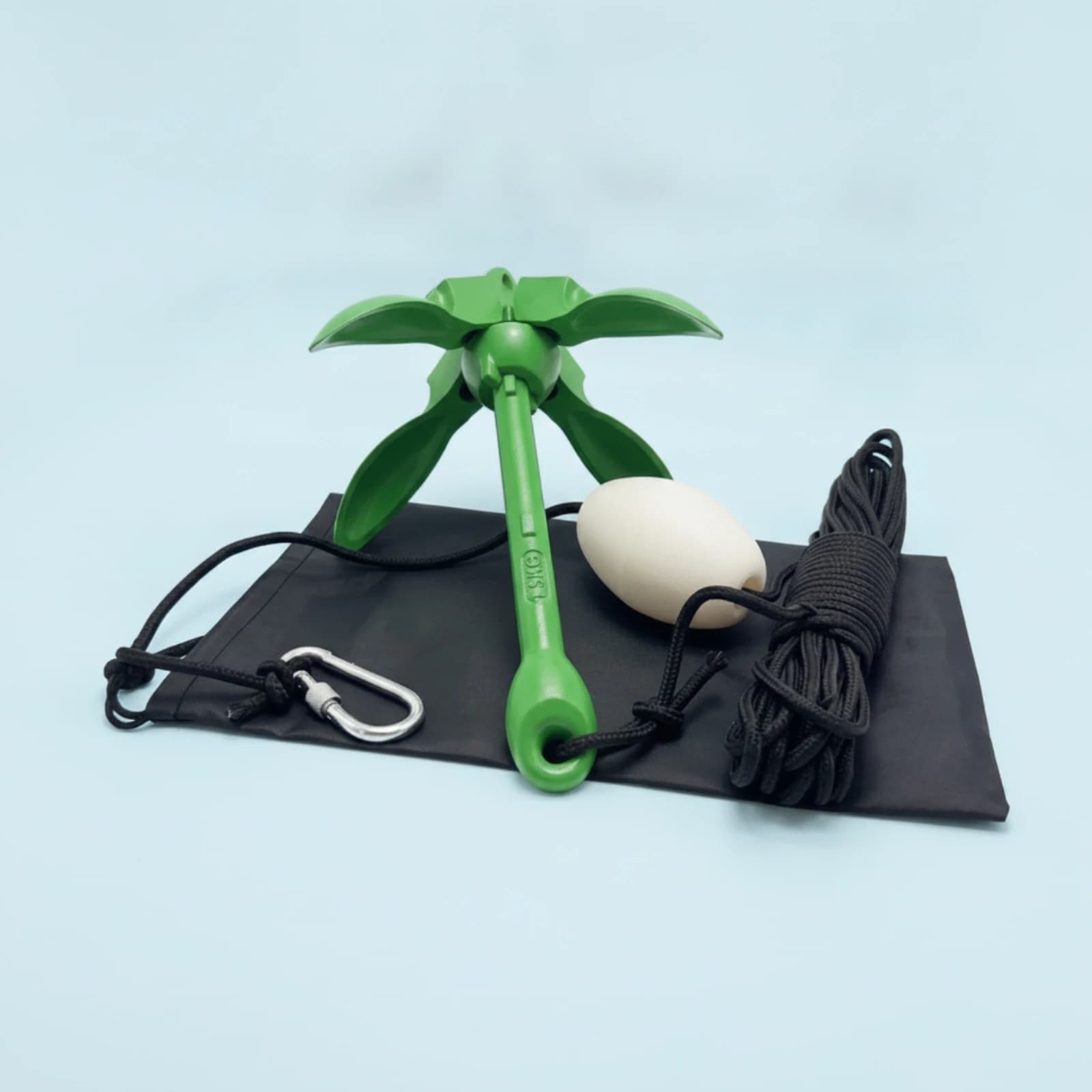 Kayak Anchor Kit Foldable Folding Grapnel Anchor Sturdy Compact for Kayakers, Inflatable Boats
