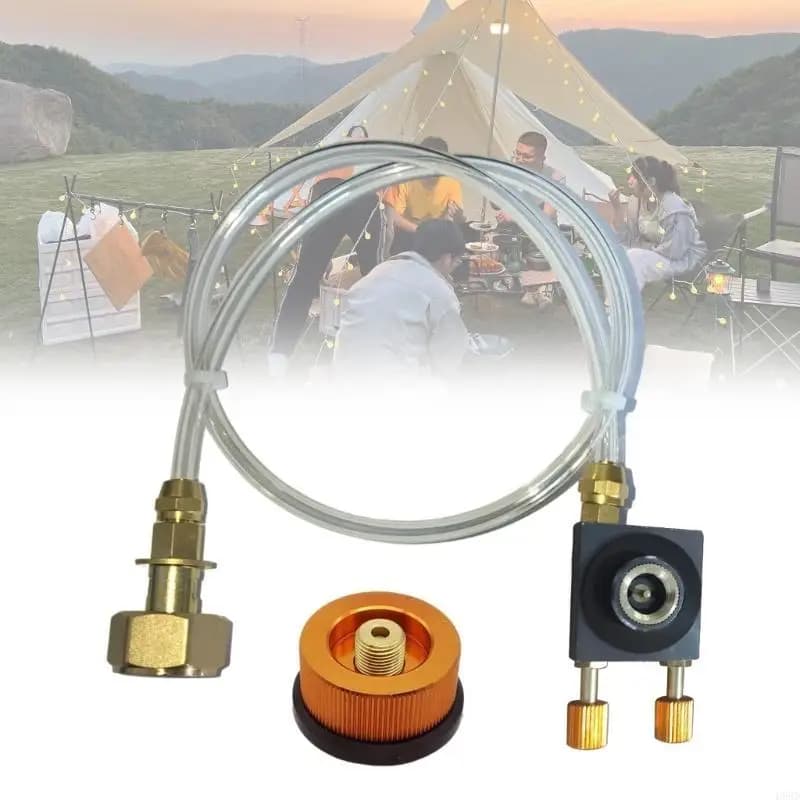Durevolezza Connettori gas Universali Adattatore gas Fornello da campeggio Contenitore per cucinare all'aperto sicuro e