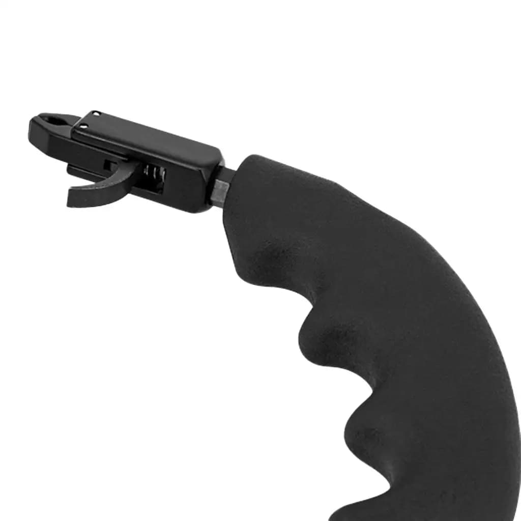 Handheld Compound Release Aid Black Rubber Archery Accessories for Professional Bow and Arrow Target Training