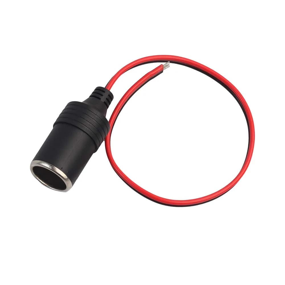 Universal 12V 18A Max 120W Car Cigarette Lighter Splitter Power Adapter Charger Cable Female Socket Plug Connector Adapter