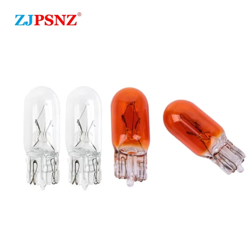 Lampadina T10 inserita Lampada a bolle Lampadina alogena Avvertimento caldo Luce di svolta Luci di retromarcia Lampade bianche rosse 12V 48V 55V 60V