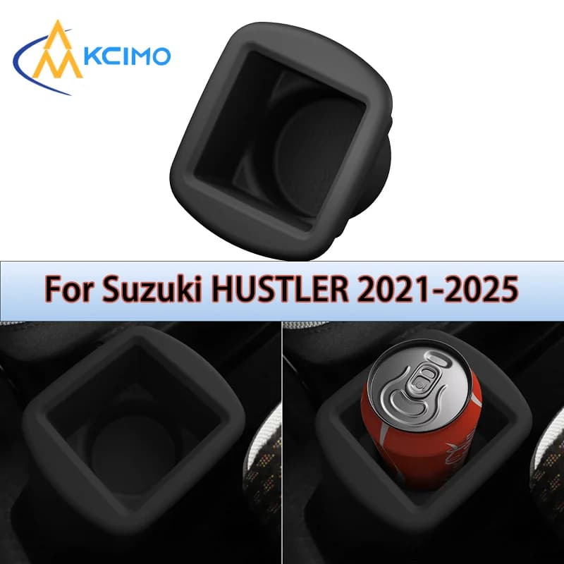 Per Suzuki HUSTLER 2021-2025 Controllo Centrale Portabicchieri Limitatore Fisso In Silicone Anti-Slip Drink Storage Organizer