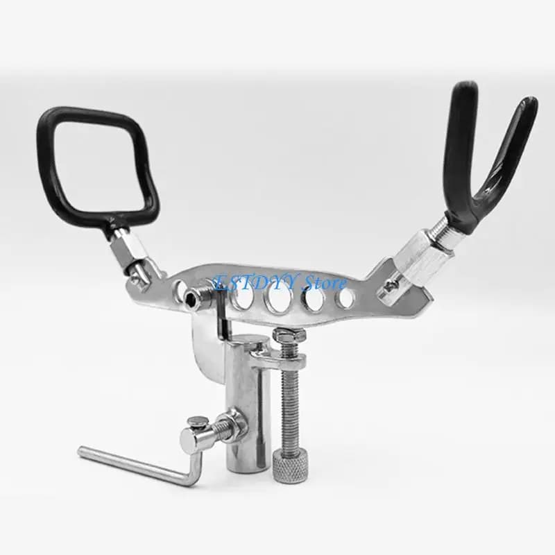 Supporto per canne da pesca in acciaio inossidabile con staffa per inserto a portatile G6DE con strumento supporto per