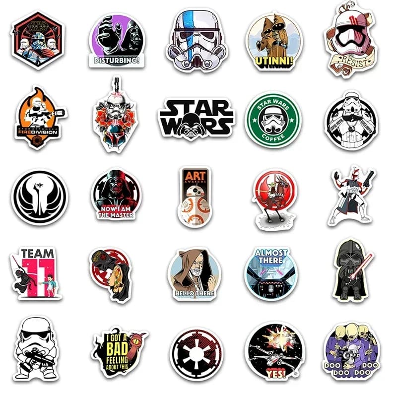 50 pezzi fantastici adesivi graffiti anime decalcomanie divertenti cartoni animati per tazza d'acqua laptop bagagli notebook auto skateboard decalcomanie impermeabili