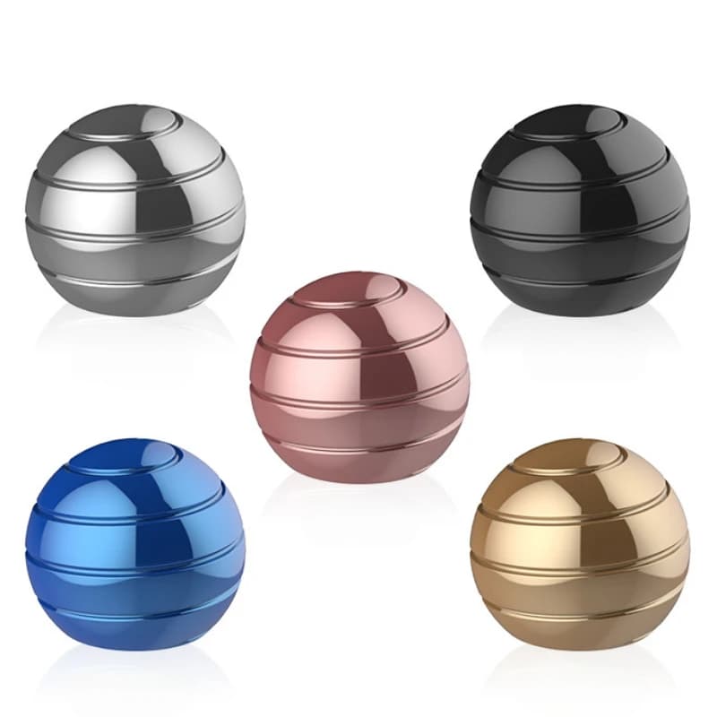Giroscopio Rotante Desktop Palla Trasferimento Trottola Punta delle dita Antistress Giocattoli Adulti Fidget Spinner Metallo Lega di alluminio