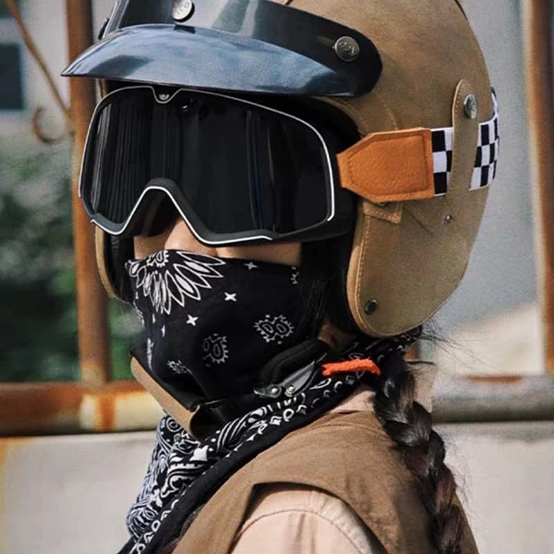 Occhiali da moto antivento con protezione UV - Occhiali da ciclismo da sci da motocross con montatura in TPU per uomo donna, occhiali per sport all'aria aperta