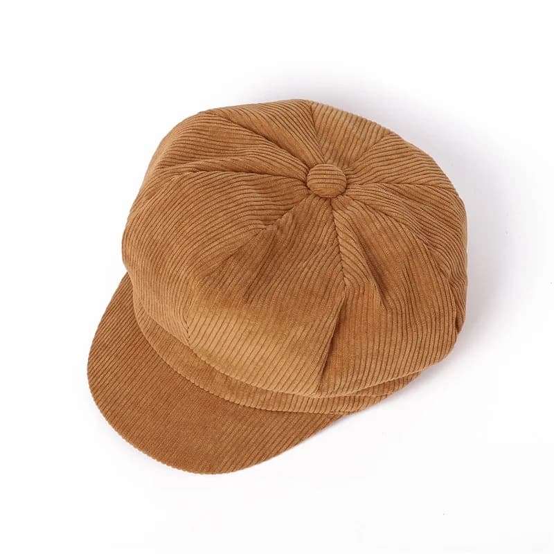 Berretto da donna berretto da strillone berretto vintage cappello da pittore cappelli invernali per donna uomo berretti ottagonali osso femminile tinta unita casual