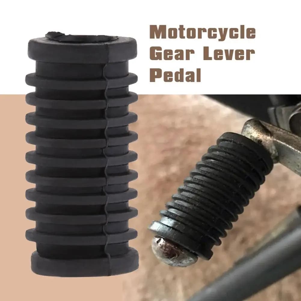 Copertura Universale in Gomma per Leva del Cambio Moto, Protezione Antiscivolo per Pedali, Accessori Moto