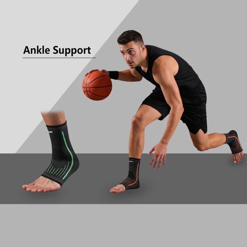 1 pezzo di protezione per il supporto della caviglia per esercizi Cinghie fitness antispruzzo Attrezzatura di supporto per il piede a compressione per allenamento all'aperto