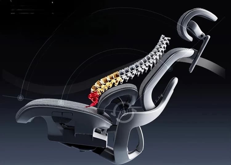 Nuova sedia da gioco da ufficio per computer con sedia ergonomica Flow360