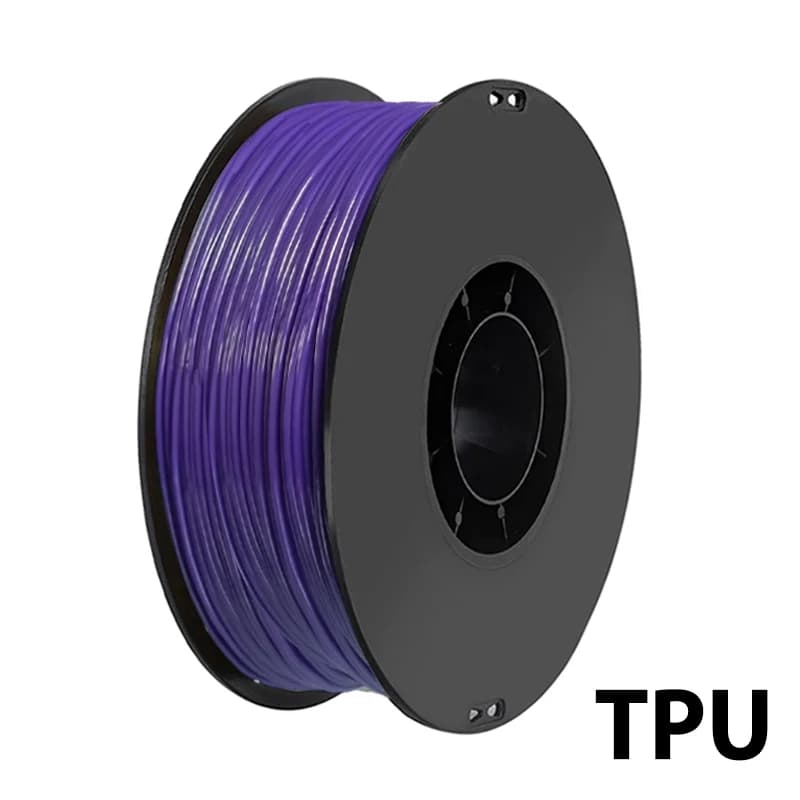 Stampante 3D TPU Filamento flessibile Viola Elastico per materiale in gomma flessibile Roll Flex 1.75mm Imballaggio sottovuoto 250g 500g 1Kg
