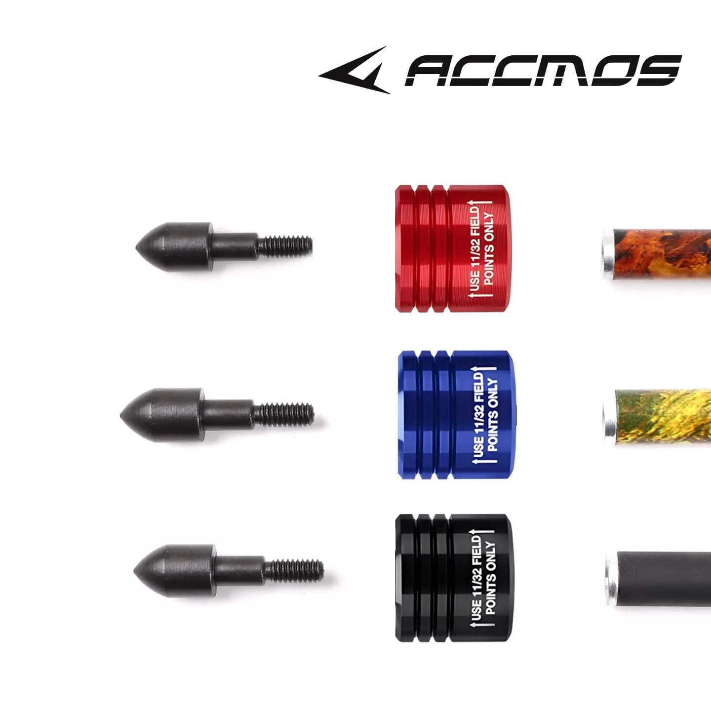 1 pair Tyre with arc Release arrow Head Broadhead 8-32 Arrow Toe for Carbon Arrow Curved Arch Tyre to Target