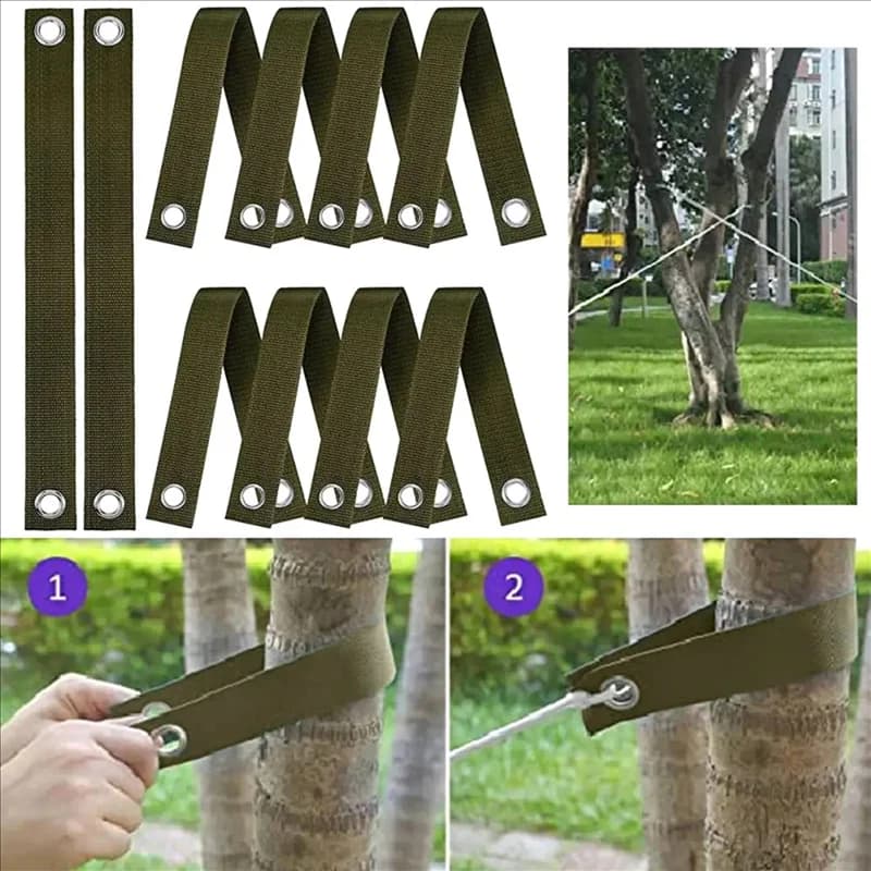 A84X-48X Tree Strap With Grommet Strong Load Bearing Good Support Effectively Fixed Newly Planted Branch Belt Garden Tool