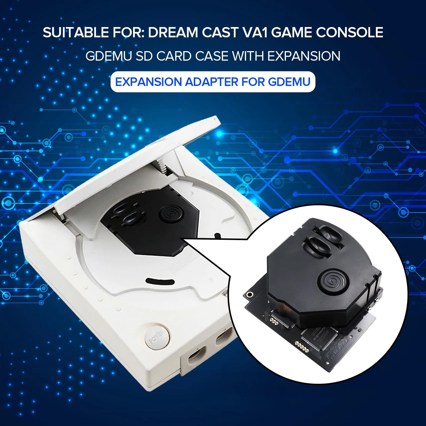 for GDEMU Remote SD Card Mount Kit the Extension Adapter for SEGA Dreamcast GDEMU—AA56