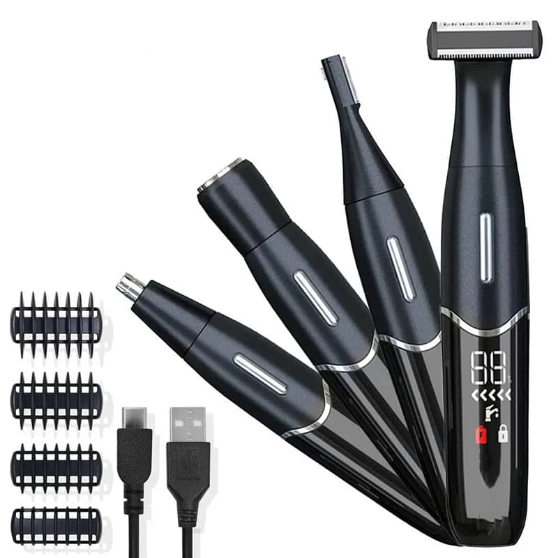 4 in 1 intimate areas Haircut Razor Woman Line bikini Sense razor balls Eggs pubic hair Shaving Trimmer Face Barba Clipper