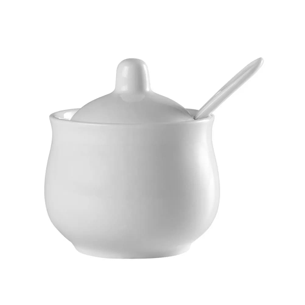 Set di Barattoli in Ceramica per Spezie, Contenitori Compatti per Sale, Pepe e Olio di Chili, Organizzatore da Cucina, Regalo di Benvenuto, Sicuro per Alimenti