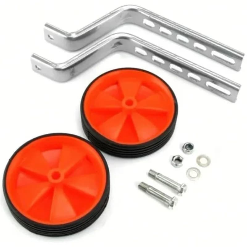 Supporto per ruota ausiliaria in gomma per biciclette per bambini, accessori universali per attrezzature da ciclismo da 12 pollici a 20 pollici