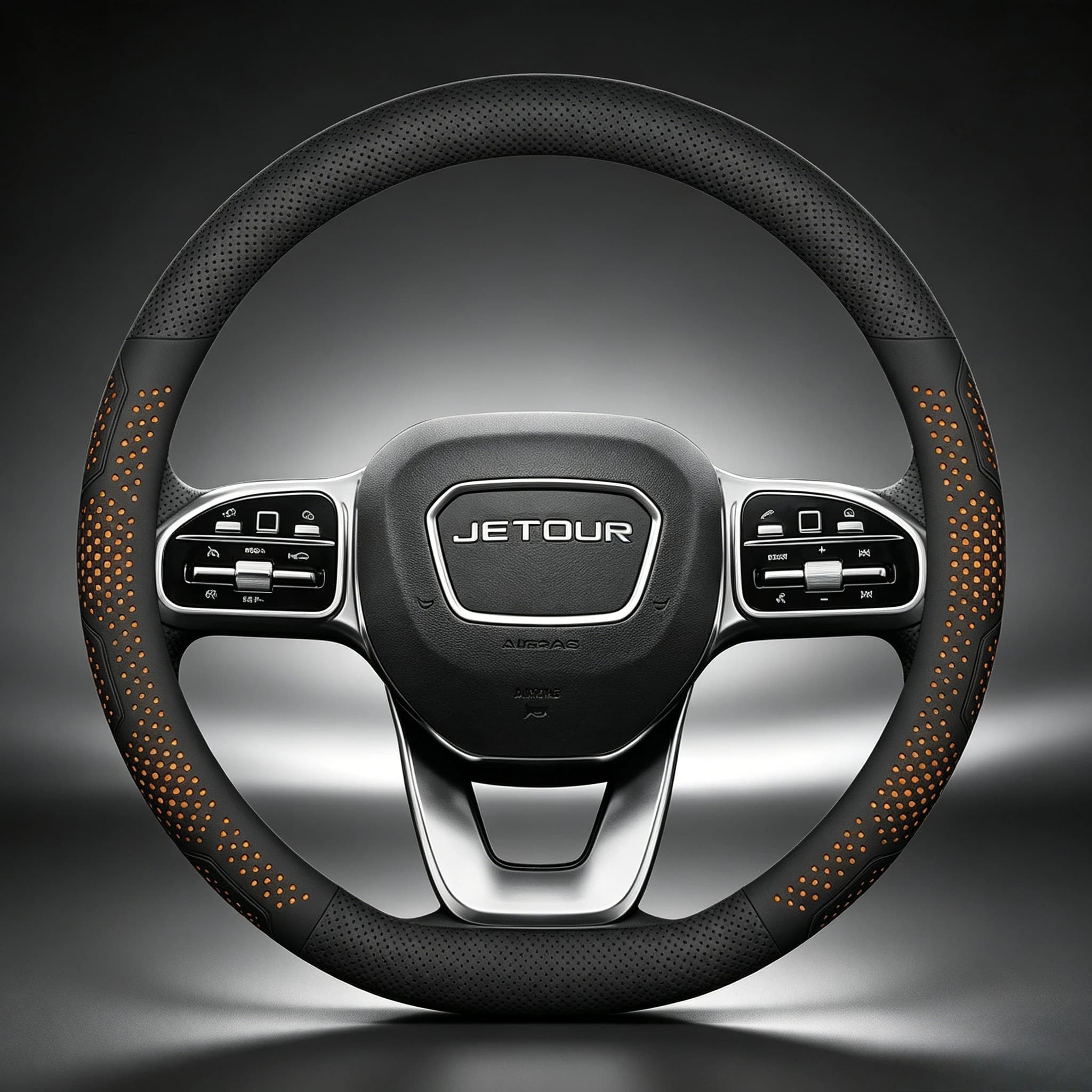 Sporty Anti-Slip Breathable All Season Steering Wheel Cover For JETOUR T1 T2 T3 X70 X90 Dashing G700 Soft Car Accessories