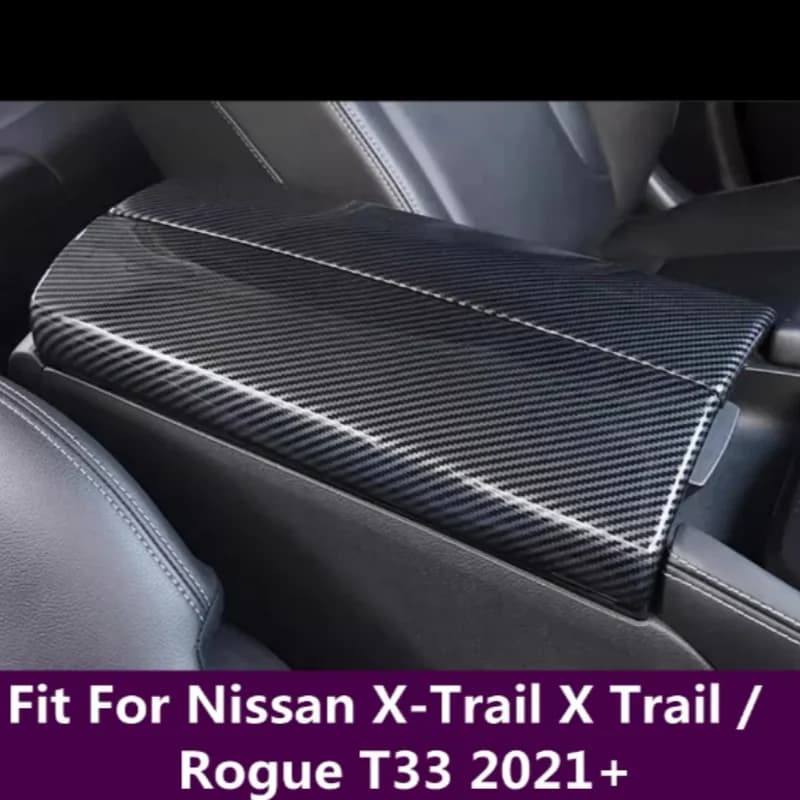 Scatola bracciolo centrale Decorazione protettiva Tappo di copertura Trim adatto per Nissan X-Trail X Trail / Rogue T33 2021 - 2023 Accessori auto