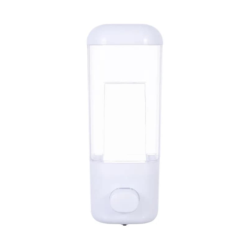 Hotel Bathroom Non-Perforated Manual Soap Dispenser Wall-Mounted Seamless Paste Disinfectant Bottle Transparent Multi-Liquid Soa