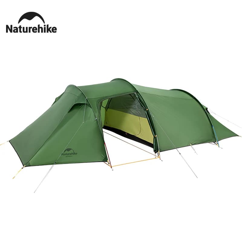 Naturehike camping tent in Tunnel waterproof cycling tent for large portable tent spaces for 3 people for 4 seasons outdoor curtains for fish backpack